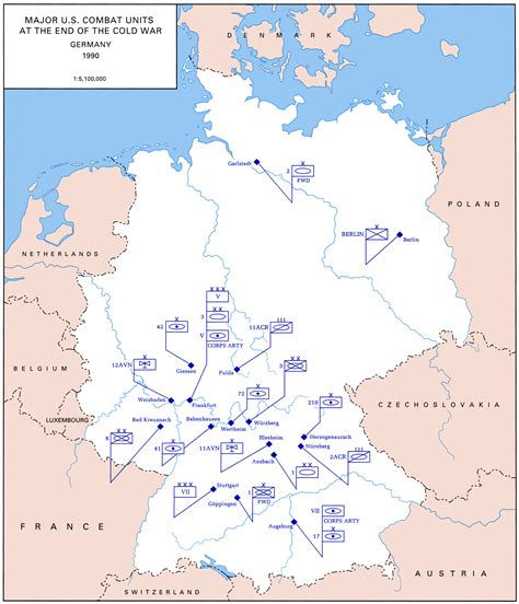 Map Us Military Installations In Germany