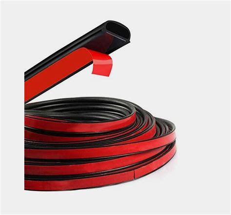 Hotsystem D Shape Door Rubber Seal Strip Weatherstrip M Self Adhesive