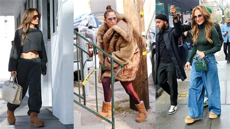 Todas Las Veces Que Jennifer Lopez Ha Llevado Botas Ugg Para El Fr O Y