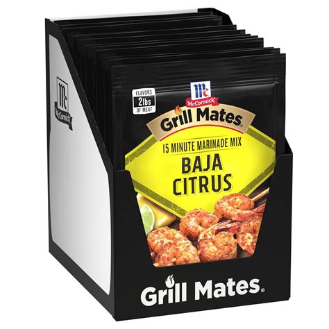 Mccormick Grill Mates Baja Citrus Marinade Mix 1 Oz Pack