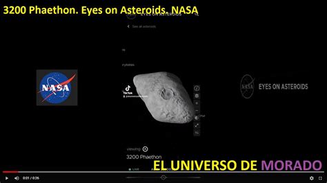 3200 Phaethon Eyes On Asteroids Nasa Youtube