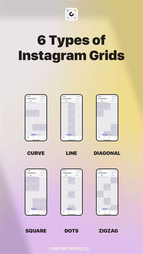 There Are Types Of Instagram Grid Patterns For Anyone Looking To