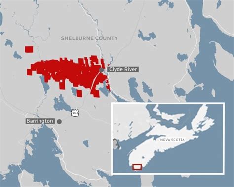 Shelburne County Forest Fire Still Out Of Control Local State Of Emergency Declared Cbc News