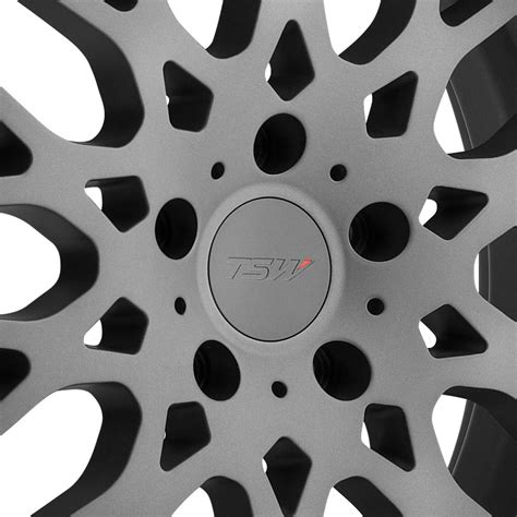 Tsw® Rascasse Wheels Matte Gunmetal With Gloss Black Lip Rims