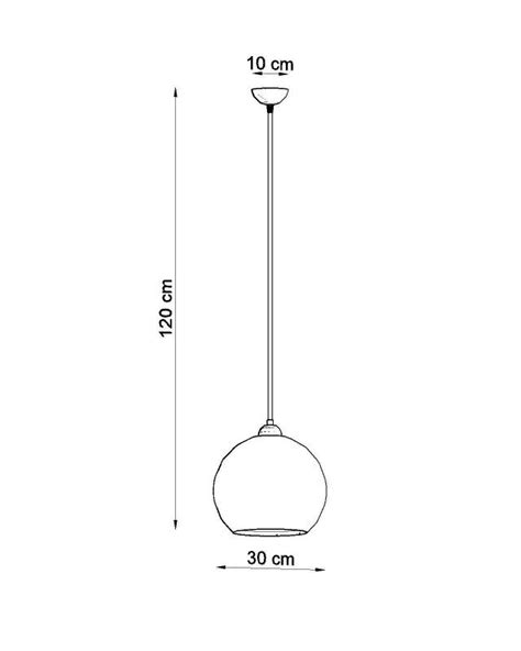 Lampa wisząca BALL zielony kula loft szkło E27 LED SOLLUX LIGHTING