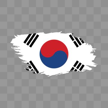 Vector De Bandera De Corea Del Sur Con Fondo Transparente PNG Bandera