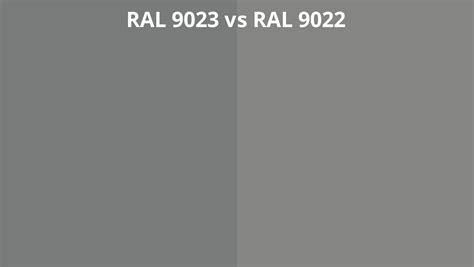 Ral 9023 Vs 9022 Ral Colour Chart Uk