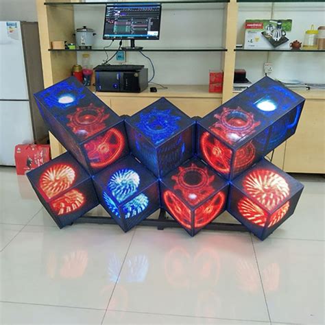 Led Cube Displayled Advertising Screenstage Screen Shenzhen Delai