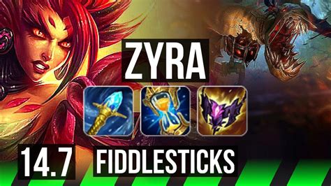 Zyra Vs Fiddlesticks Jgl Rank Zyra K Comeback Winrate K