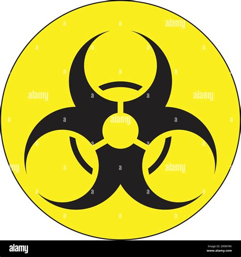 Vector Illustration Of Biohazard Symbol Or Icon Stock Vector Image