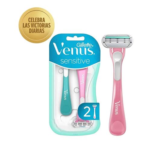 Rastrillo Para Mujer Venus Venus Sensitive Con Aloe Para Piel Sensible