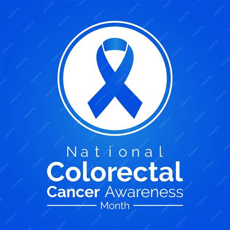 Premium Vector Colorectal Cancer Awareness Month Is March Banner