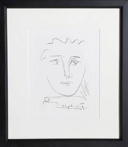 Pablo Picasso Lage De Soleil Pour Roby Etching