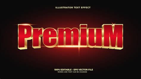 Premium Vector Premium Luxury Editable Text Effect