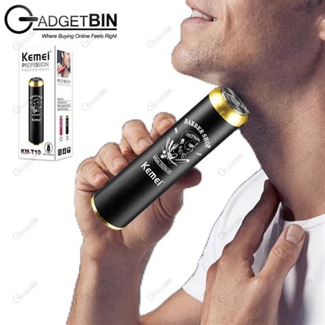 KEMEI KM T10 Mini Men Electric Shaver Wet And Dry Use USB Rechargeable