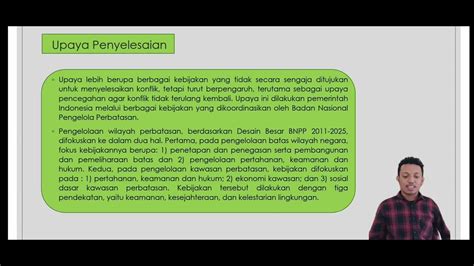 PENYELESAIAN KONFLIK ANTARA TIMOR TENGAH UTARA INDONESIA DENGAN WARGA