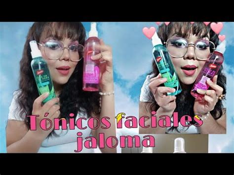 tónicos faciales económicos marca jaloma agua de rosas y agua de aloe