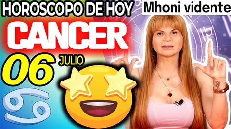 😆triunfo Inesperado Te Cambia La Vida😲🌞 Cancer ♋ Monhi Vidente 🔮 Horoscopo De Hoy 6 De Julio