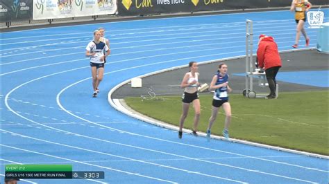 Girls U16 1500m Final 2021 Commonwealth Bank State Track And Field