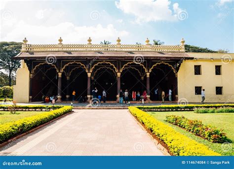 Tipu Sultan`s Summer Palace in Bangalore, India Editorial Stock Image - Image of king, asia ...