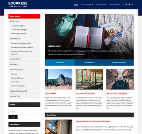 Education Zone | Русские шаблоны WordPress