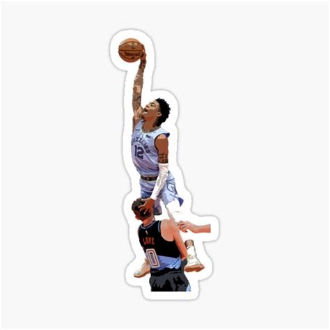 Ja Morant Sticker For Sale By Raffrasta Redbubble