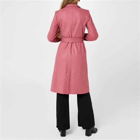 Ted Baker Rose Midi Coat Dusty Pink Frasers