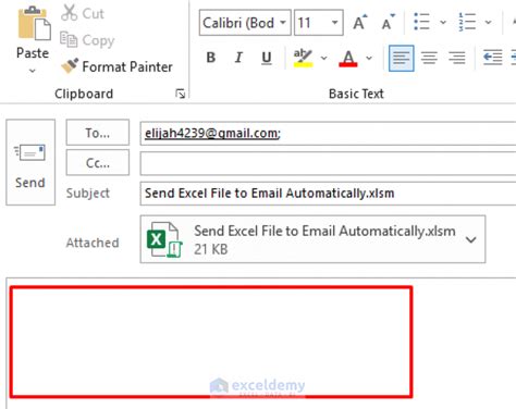 How To Send Excel File To Email Automatically Suitable Methods