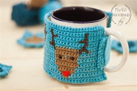 Mar Vi Blog Regalos De Navidad Funda Para Taza De Ganchillo