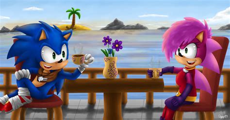 Sonic and Sonia by Oggynka on DeviantArt