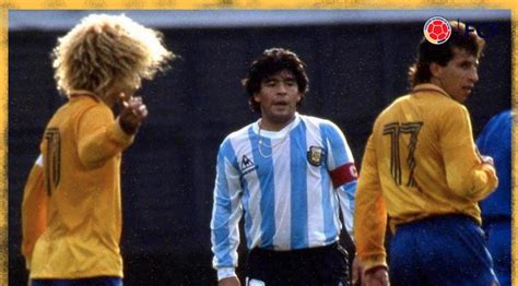 Foto El Recuerdo De Carlos El Pibe Valderrama A Diego Maradona Por