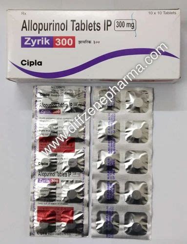 Allopurinol Tablets 300 Mg At Rs 60stripe In Bardoli Id 26058029073