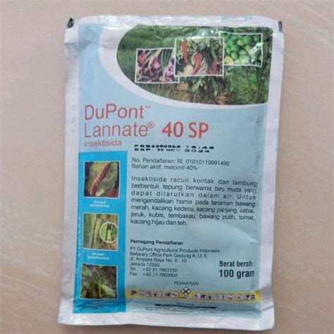 Jual Original Insektisida Dupont Lannate Sp Biru Gram Shopee