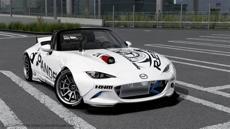 突撃アセットコルサ AssettoCorsa on Twitter マツダMX 5 ND 20B PANDEMエアロ KNM