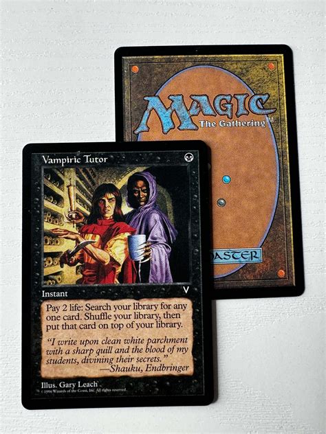 Vampiric Tutor Visions Proxy Goddess 3 0