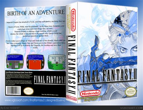 Final Fantasy Ii Nes Box Art Cover By Ervo