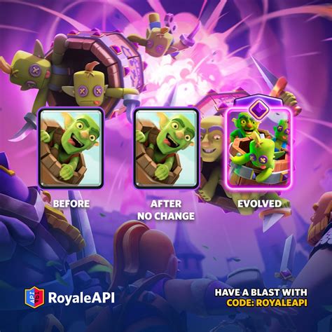 Goblin Barrel Evolution June Season Clash Royale News