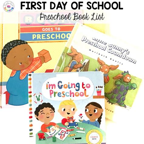 The BEST First Day of School Books for Preschool & Kindergarten