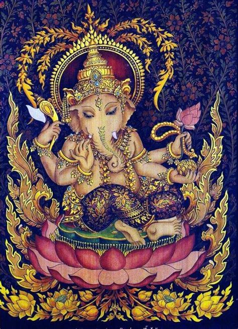 Hindu Cosmos Ganesha Art Lord Ganesha Ganesha