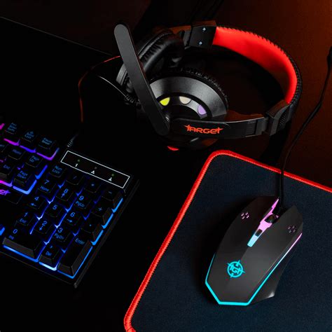 Combo Gamer Tgt Ariete X Rainbow Teclado Abnt Mouse Dpi