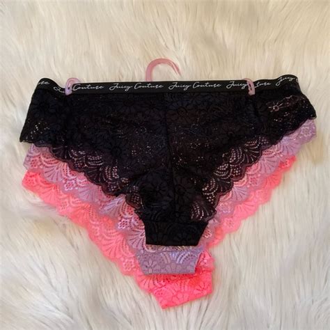 Juicy Couture Intimates Sleepwear Juicy Couture Lace Cheeky