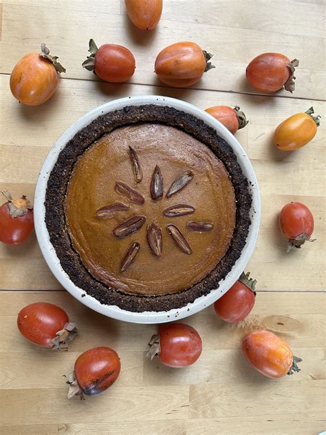 Persimmon Pie Recipe Tasty And Nutritious — Karin Edgett