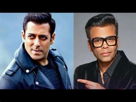 Salman Khan And Karan Johar Fight Salman Khan New Movie The Bull Karan