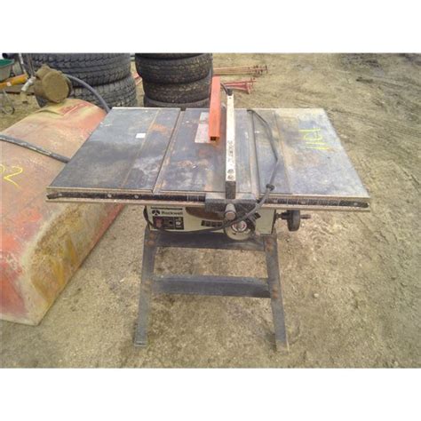 Rockwell 9 Table Saw Schmalz Auctions