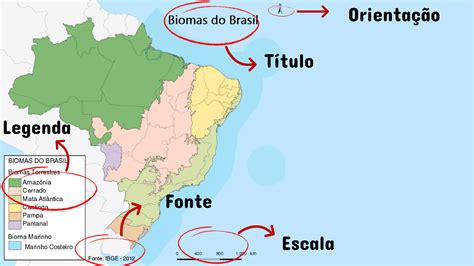 Elementos De Um Mapa 4 Ano
