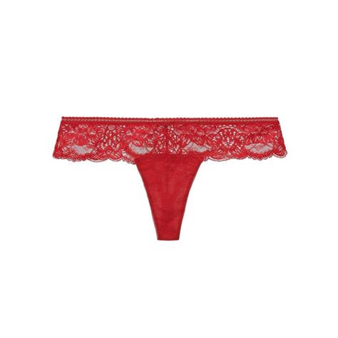 Layla LA PERLA String Brief Red Luxtonboutique