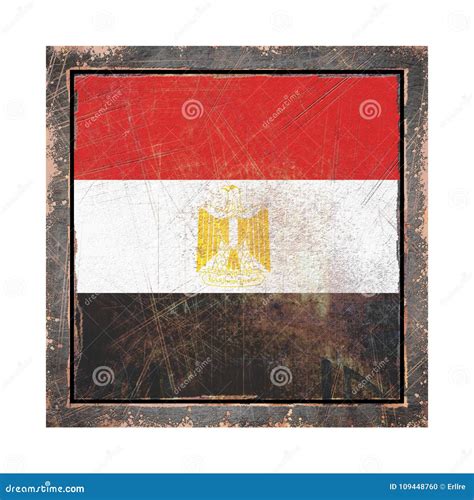 Old Egypt flag stock illustration. Illustration of community - 109448760