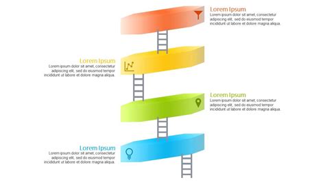 Ladder PowerPoint Infographic 2 SlideGem