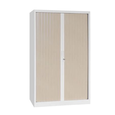 Armoire Haute De Bureau Monobloc Portes Rideaux