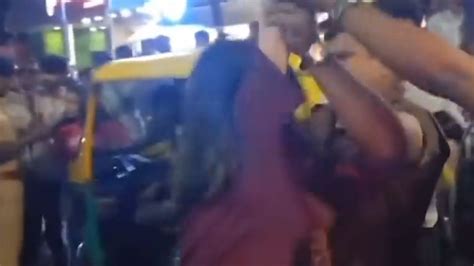 Drunk Woman Abuses Cops Over Parking Issue In Bengaluru S Church Street Video Goes Viral